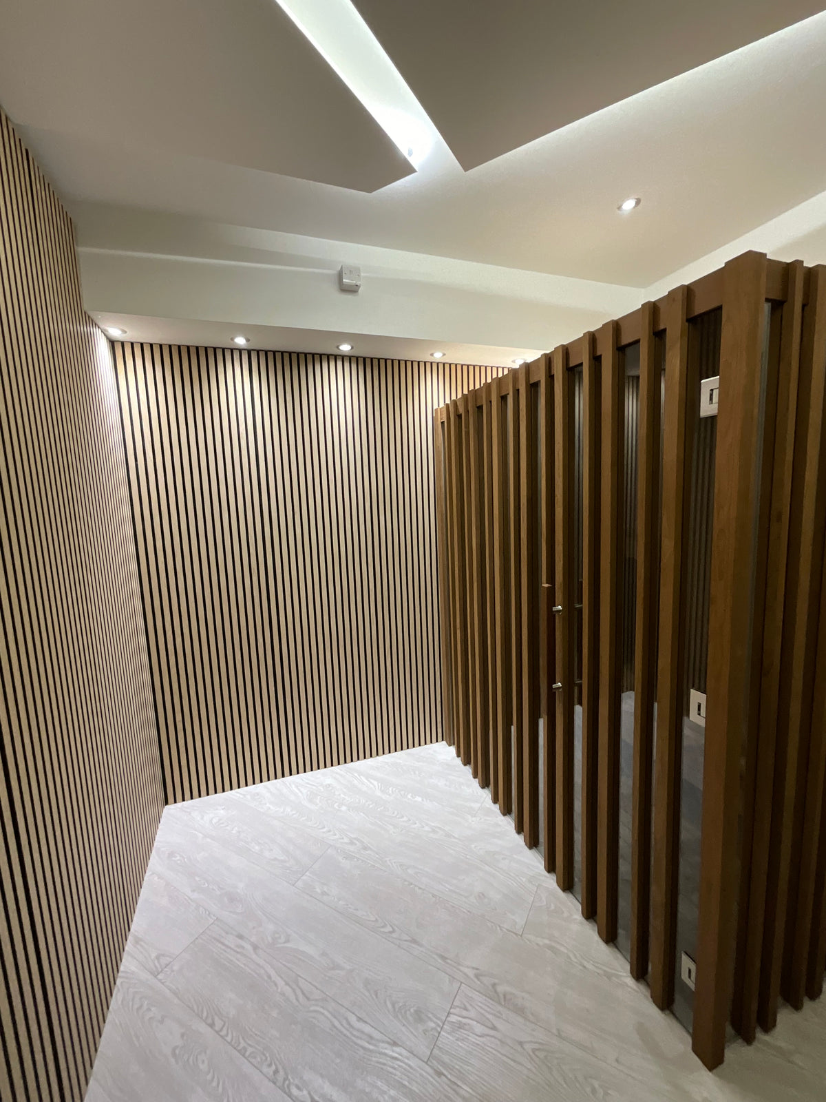 Finished timber exterior and surrounding wellness space